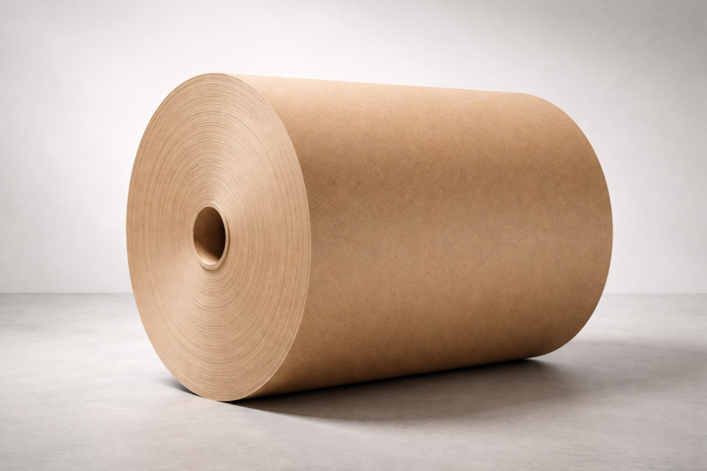 A testliner paper roll